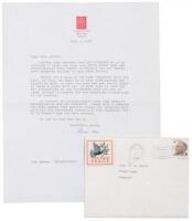 Typed letter signed by Rockwell Kent