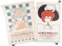 Two posters for Chez Panisse Cafe & Restaurant