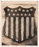 The Human U.S. Shield: 30,000 Officers and Men. Camp Custer, Battle Creek Mich. Brig. Gen. Howard L. Laubach Commanding