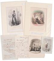 Small archive relating to illustrations in Dickens' works