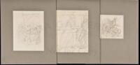 Three original pencil drawings by John Tenniel