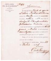 Death certificate for a Chinese resident in Cuba who succumbed to an opium overdose
