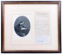 Rejection letter from Charles Dickens declining a submission for publication in Household Words