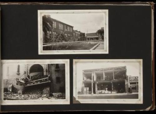 Views of the Earthquake, Long Beach California, Friday, March 10th, 1933. At 5:55 p.m. Taken by Mr. & Mrs. Wm. J. Foell, 126 Orange Avenue, Long Beach, California