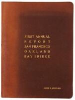 First Annual Progress Report, San Francisco Oakland Bay Bridge, July 1, 1934.