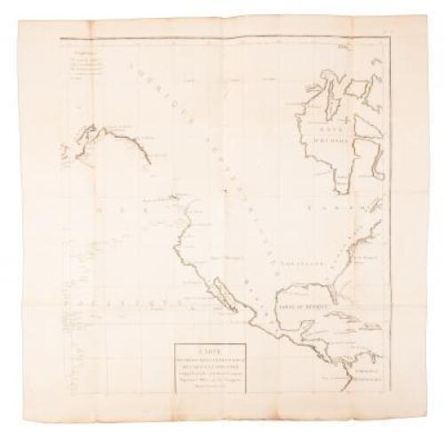 Untitled atlas of 8 maps showing the variations of the compass due to magnetic influence on James Cook's second and third voyages