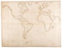 A General Chart for the purpose of pricking off a Ship's Tract, from England, &c., Southward and Round the World