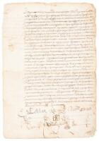Manuscript letter from Captain Antonio Maldonado, relating to service in the Philippines