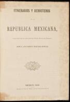 Itinerarios y Derroteros de la Republica Mexicana