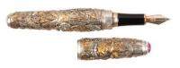 Ganesh Sterling Silver and Ruby Limited Edition Fountain Pen