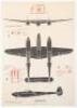 Twenty-two World War II airplane identification posters - 4