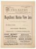Sutro Baths Official Programme January 2, 1898