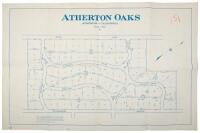 Atherton Oaks, Atherton - California. Scale: 1"=100'