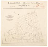 Map of Brookside Park near Stanford, San Mateo County, California