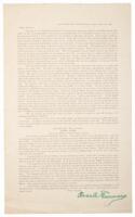 Printed letter describing the experiences of a woman who survived the San Francisco earthquake and fire of 1906