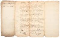 1771 Promise of Payment Document in French