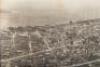 Ruins of San Francisco, Nob Hill in foreground, from Lawrence Captive Airship, 1500 feet elevation, May 29, 1906 - 5
