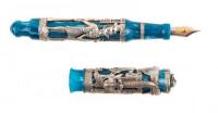 Luxor Blue Nile Sterling Silver Limited Edition Fountain Pen