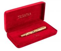 Triratna 18K Gold and Stirling Silver Pair of Limited Edition Fountain Pens