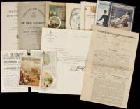 Group of items relating to Austrian Lloyd's Steam Navigation Company