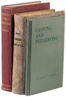 Three works on canning and preserving fruit