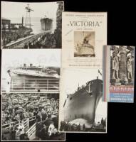 Four photographs and two promotional items for the Victoria