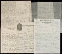 Small archive of letters relating to passengers aboard the Lusitania when it was torpedoed by a German U-Boat