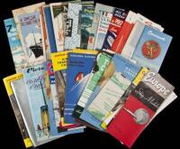 Collection of over 50 brochures for various cruises, ship lines, etc.