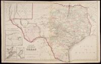 New Map of the State of Texas, Compiled from J. De Cordova's large Map