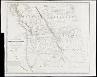 Map of the United States Territory of Oregon West of the Rocky Mountains. Exhibiting the various Trading Depots or Forts occupied by the British Hudson Bay Company, connected with the Western and northwestern Fur Trade