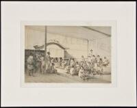 Public Bath at Simoda - Suppressed plate from the report of Perry's Expedition to Japan