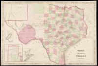 Johnson's New Map of the State of Texas