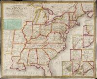 Mitchell's Map of the United States; Showing the Principal Travelling, Turnpike and Common Roads; on which are Given the Distances in Miles from One Place to Another; also, the Courses of the Canals & Rail Roads Throughout the Country, Carefully Compiled 