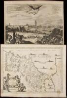 A map and a view of Morocco from Ogilby's Africa