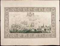 [Plate illustrating the defeat of the Spanish Armada by the English Fleet]