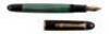 No. 140 Black and Green Fountain Pen, in Original Tin Lithographed Box