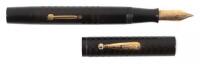 No. 58 Black Hard Rubber Fountain Pen, Huge, No. 8 Canadian Nib