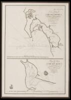 Plano del Puerto de San Diego de la California Septentrional [with, on same sheet] Plano del Puerto de San Blas en las Costas de Estado de Xalisco