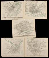 Five plans of German Cities