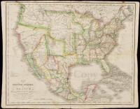 Map of the United States and Mexico, Drawn & Engraved under the direction of H.S. Tanner, for the Atlas, to accompany Thos. T. Smiley's Easy Introduction the Study of Geography
