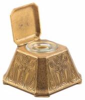 Gilt Bronze Inkwell, Chinese Pattern, No. 1752