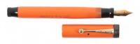 Junior Long Duofold Fountain Pen, Red Hard Rubber, Giant Imprint, in Original Box