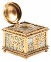 Gilt Bronze Inkwell, Grapevine Pattern, No. 845