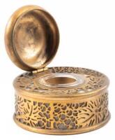 Gilt Bronze Inkwell, Grapevine Pattern, No. 846