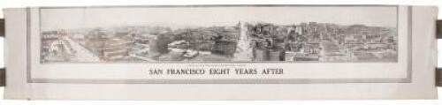 Three panoramic views of San Francisco