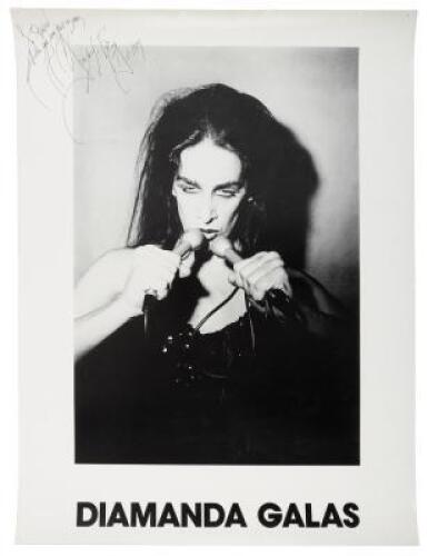 Diamanda Galas poster - signed