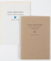 Fine Printing: The San Francisco Tradition [with] Fine Printing: The Los Angeles Tradition