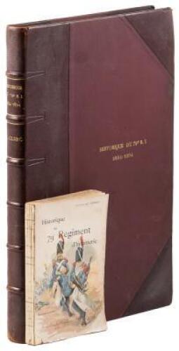 Histoirie du 79eme R&eacute;giment d&rsquo;Infanterie de Ligne. Par Le Lieutenant L. Clerc. D&rsquo;apr&egrave;s les orders du Colonel de Lanouvelle. Illustrations par Thiriet, soldat au 79&eacute;me, eleve &agrave; P. Ecole des Beaux-arts. Photographies et Drapeaux par le Lieutenant L. Clerc