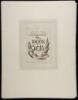Illustrations to the Book of Job. The Engravings and related material with Essays, Catalogue of States and printings, Commentary on the Plates and Documentary Record by David Bindman, Barbara Bryant, Robert Essick, Geoffrey Keynes and Bo Lindberg. Edited - 2