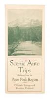 Scenic Auto Trips Radiating from the Pikes Peak Region: Colorado Springs and Manitou, Colorado (panel title)